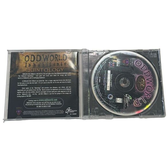 Oddworld Abe's Oddysee 1997 PC CD-ROM Computer Game Complete With Manual - Picture 4 of 5
